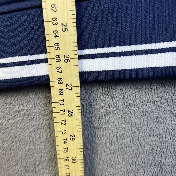 Athletic Works Men’s Track Jacket Blue Size Medium Zipper Pockets Lined - Picture 5 of 6